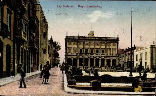 Ak Las Palmas de Gran Canaria Kanarische Inseln, Auyuntamiento