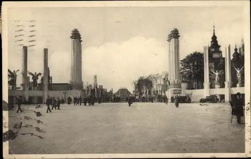 Ak Bruxelles Brüssel, Exposition, Weltausstellung 1935, Entrée du Centenaire