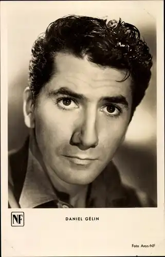 Ak Schauspieler Daniel Gélin, Portrait