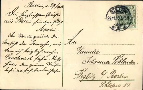 Ak Szczecin Stettin Pommern, Dampfschiffsbollwerk