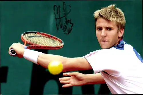Foto Tennisspieler Cedrik-Marcel Stebe, Autogramm