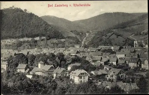 Ak Bad Lauterberg im Harz, Blick von der Ritschershöhe