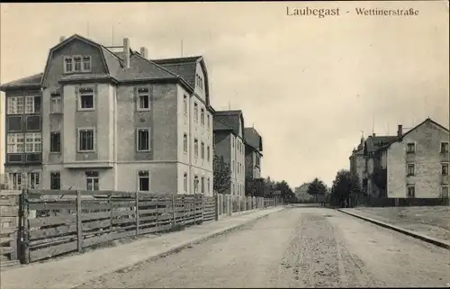 Ak Dresden Laubegast, Wettinerstraße