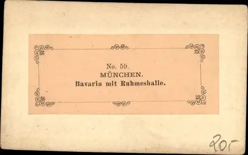 CdV München Bayern, Bavaria mit Ruhmeshalle