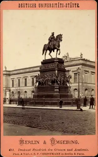 CdV Berlin Mitte, Denkmal Friedrich der Große, Akademie