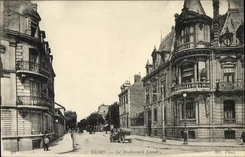 Ak Reims Marne, Boulevard Lundy