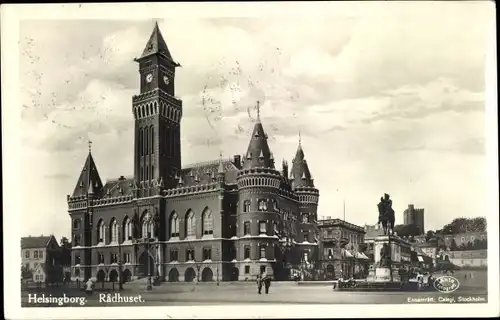 Ak Hälsingborg Helsingborg Schweden, Râdhuset, Rathaus