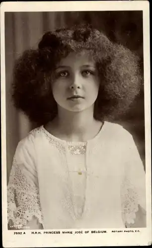 Ak Prinzessin Marie Jose von Belgien, Portrait