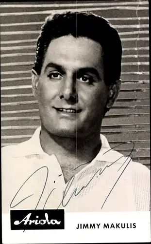 Ak Sänger Jimmy Makulis, Portrait, Ariola-Schallplatten
