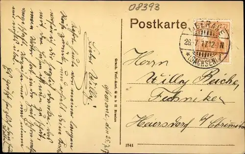 Ak Meerane in Sachsen, Total vom Rotenberg