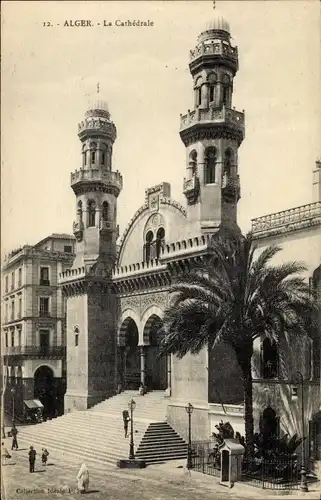 Ak Algier Alger Algerien, La Cathedrale