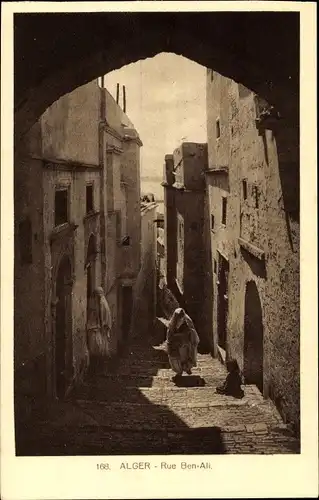 Ak Algier Alger Algerien, Rue Ben Ali