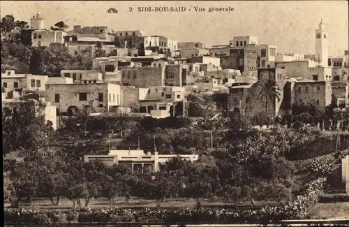 Ak Sidi Bou Saïd Tunesien, Vue generale
