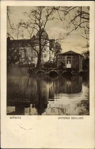 Ak Mitwitz in Oberfranken, Unteres Schloss