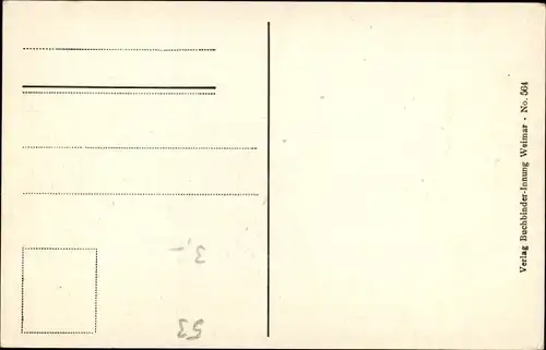 Ak Weimar in Thüringen, Friedensgasse