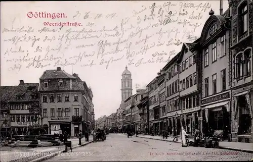 Ak Göttingen in Niedersachsen, Weenderstraße