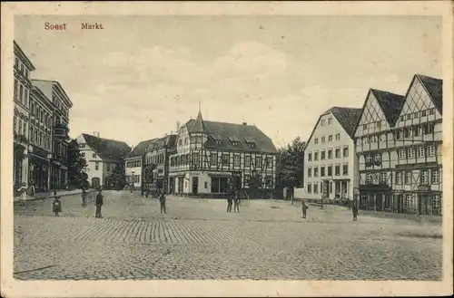 Ak Soest in Westfalen, Markt