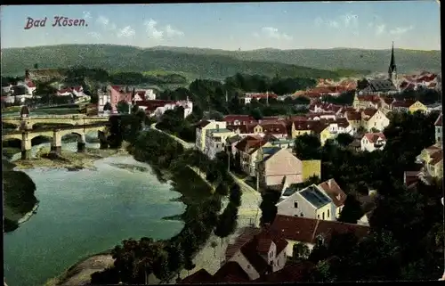 Ak Bad Kösen Naumburg an der Saale, Panorama