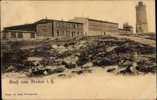 Ak Brocken Nationalpark Harz, Brockenturm