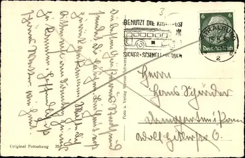 Ak Stralsund in Vorpommern, Rügendamm