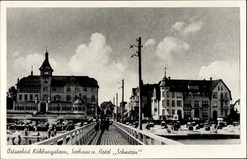 Ak Ostseebad Kühlungsborn, Seehaus und Hotel Schwerin