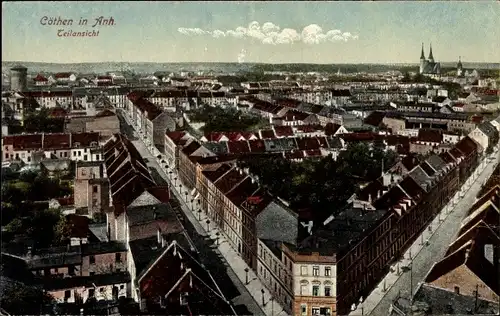 Ak Köthen in Anhalt, Gesamtansicht
