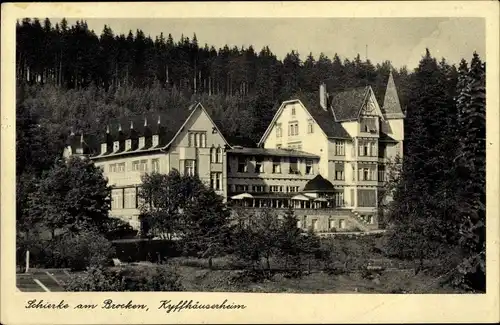 Ak Schierke Wernigerode im Harz, Kyffhäuserheim