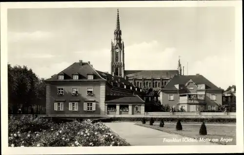 Ak Frankfurt an der Oder, Motiv am Anger, Kirche