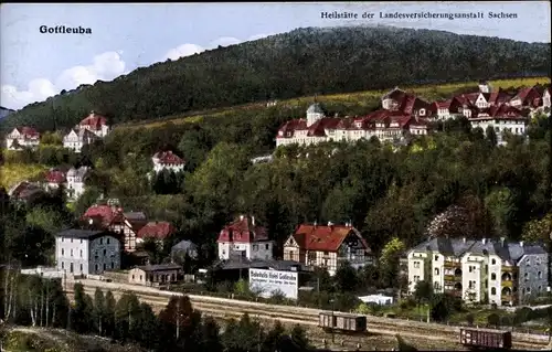 Ak Bad Gottleuba, Heilstätte der Landesversicherungsanstalt Sachsen