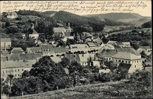 Ak Bad Gottleuba in Sachsen, Blick über die Dächer