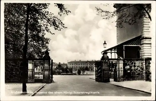 Ak Großenhain Sachsen, Kaserne des ehem. Königl. Husarenregiments