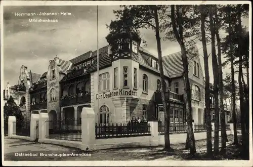 Ak Ostseebad Brunshaupten Kühlungsborn, Herrmann-Johanna-Heim, Mädchenschule