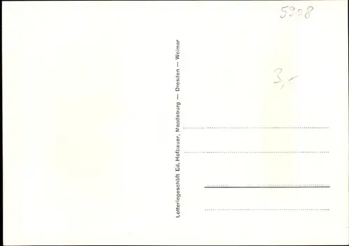 Ak Treffurt an der Werra, Jugendherberge, Burgruine