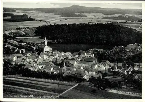 Ak Ulmen in der Eifel, Luftbild