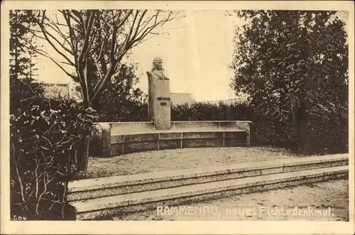 Ak Rammenau Sachsen, Neues Fichtedenkmal