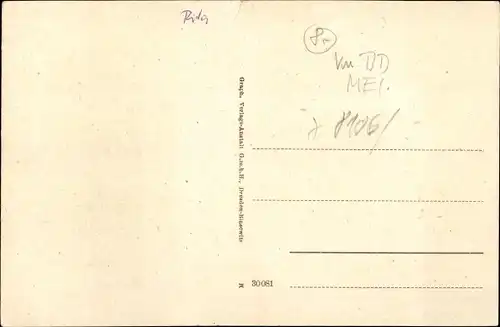 Ak Radeburg in Sachsen, Kirche und Diaconat