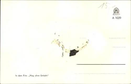 Ak Schauspieler Ivan Desny, Portrait, Weg ohne Umkehr, Autogramm