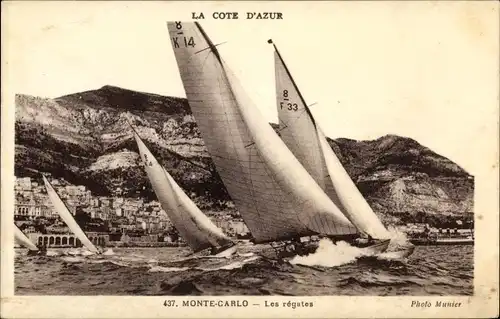 Ak Monte Carlo Monaco, Les regates