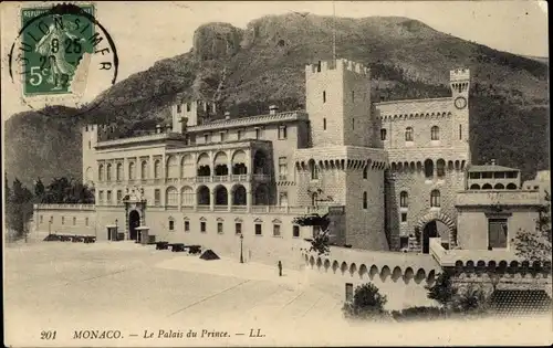 Ak Monte Carlo Monaco, Le Palais du Prince, Palast