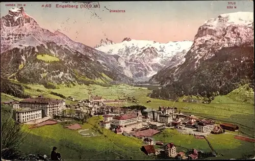 Ak Engelberg Kanton Obwalden Schweiz, Panorama