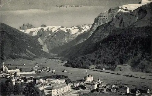 Ak Engelberg Kanton Obwalden Schweiz, Gesamtansicht