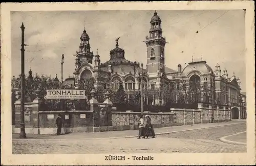 Ak Zürich Stadt Schweiz, Tonhalle