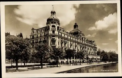 Ak Luzern Stadt Schweiz, Palace Hotel