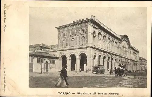 Ak Torino Turin Piemonte, Stazione di Porta Nuova