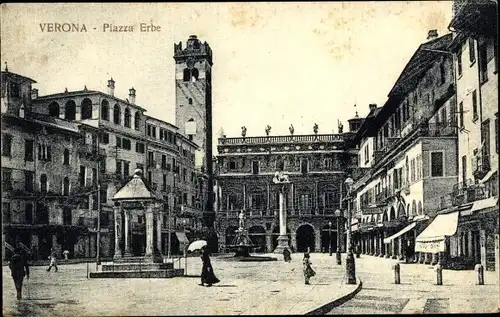 Ak Verona Veneto, Piazza Erbe