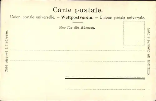 Ak Zürich Stadt Schweiz, Postgebäude und Stadthaus