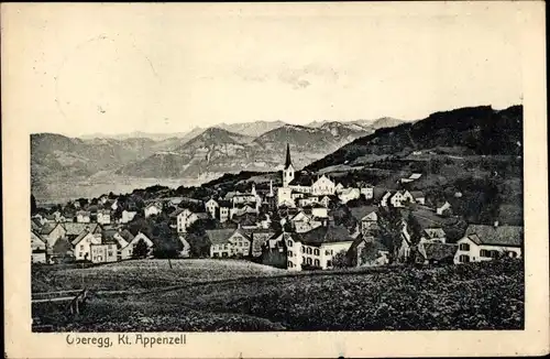Ak Oberegg Kt. Appenzell Innerrhoden, Gesamtansicht