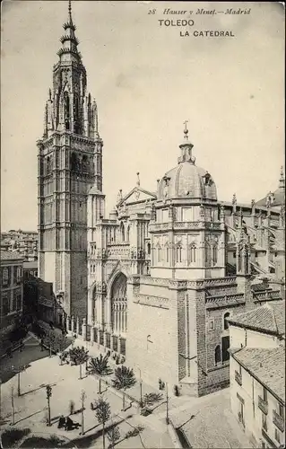 Ak Toledo Kastilien La Mancha Spanien, La Catedral