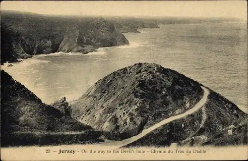 Ak Kanalinsel Jersey, On the way to the Devil's hole