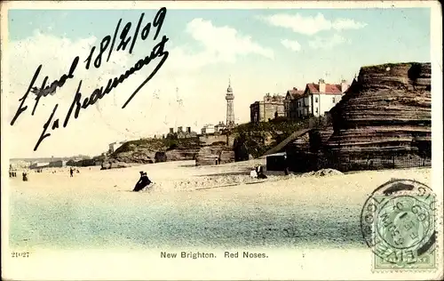 Ak New Brighton Wallasey England, Red Noses